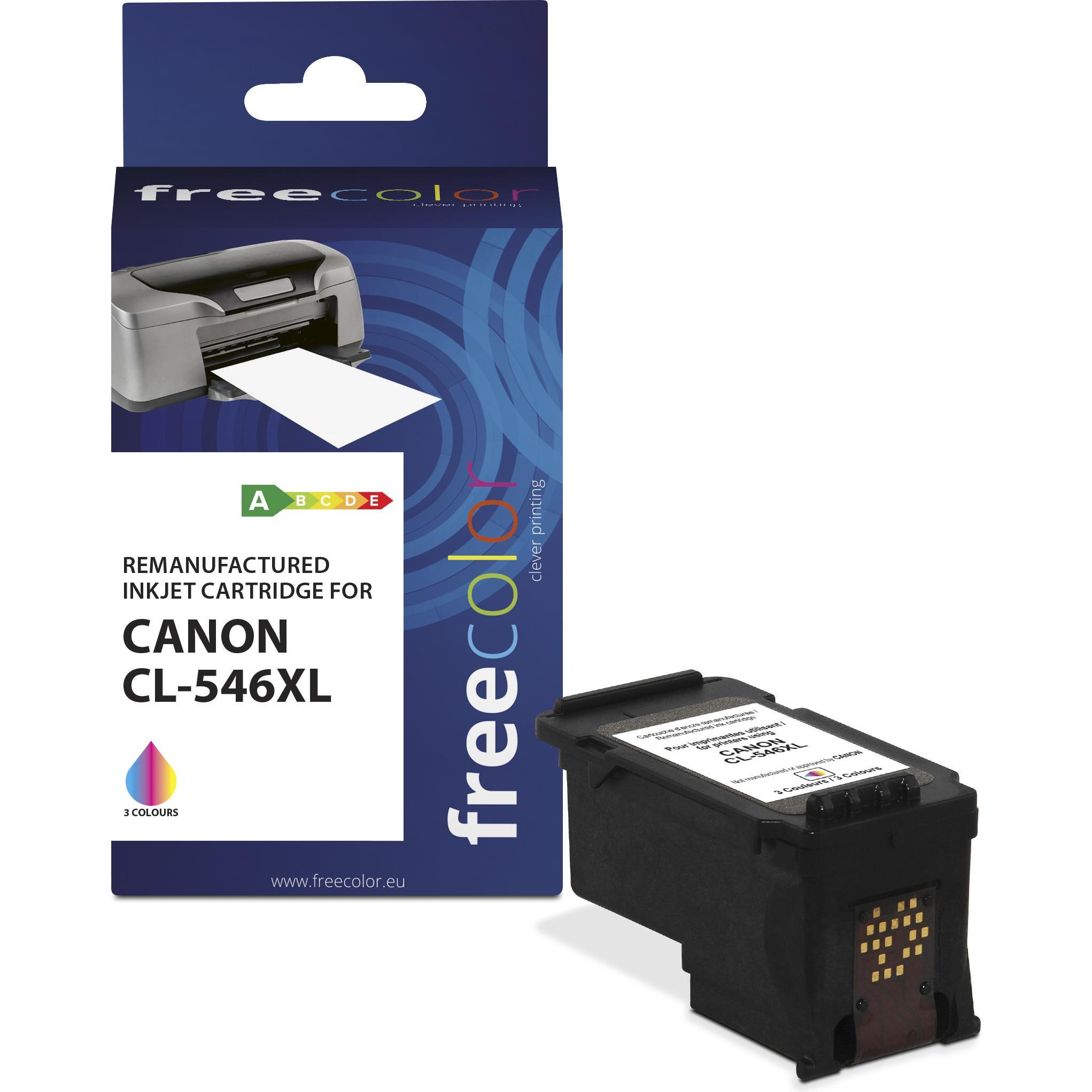Thumbnail - Freecolor, Druckerpatrone, CL-546XL color (M, C, Y)