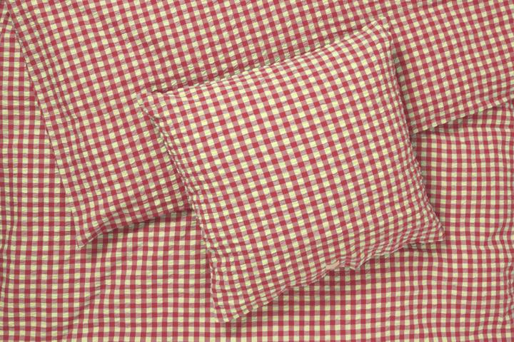 Produktbild Juna - Baek&Bølge Bettwäsche 200x220 cm - Rot & Gelb (200 x 220 cm, 60 x 63 cm)