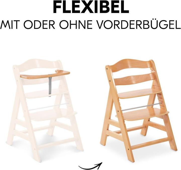 Actual product image Hauck Hochstühle Hochstuhl Alpha Plus - im Sparset inkl. Aubewahrungskorb (Stair high chair)