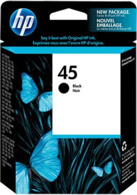 Actual product image HP Smart Card Ink Cartridge black B3F38A 45A 40ml (FC)