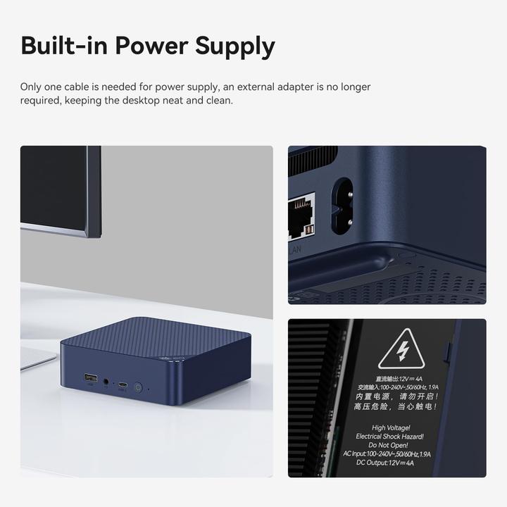Actual product image Beelink Mini PC EQ14