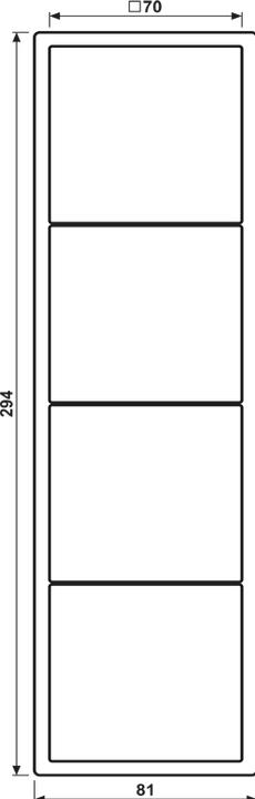 Actual product image JUNG Frame