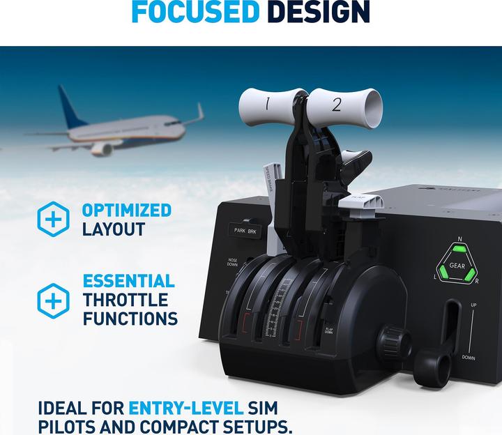 Produktbild Honeycomb Bravo Throttle Quadrant Lite (Mac, PC)