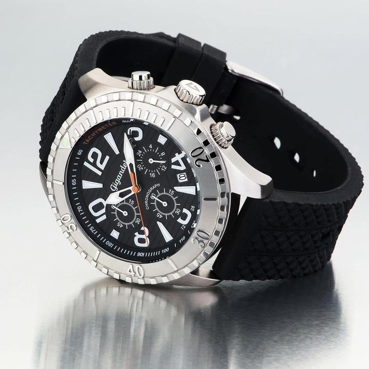 Actual product image Gigandet Analog Dive Chronograph with Date Function and Stopwatch (Analogue wristwatch, Chronograph, Diving watch)