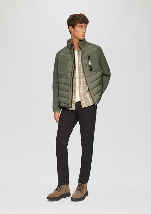 Produktbild S.Oliver Outdoor-Jacke Materialmix-Jacke mit sportiven Kontrastdetails (L)