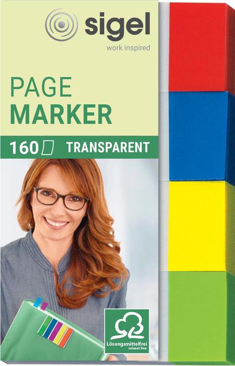 Sigel Sticky notes transparent (20 x 50 mm)
