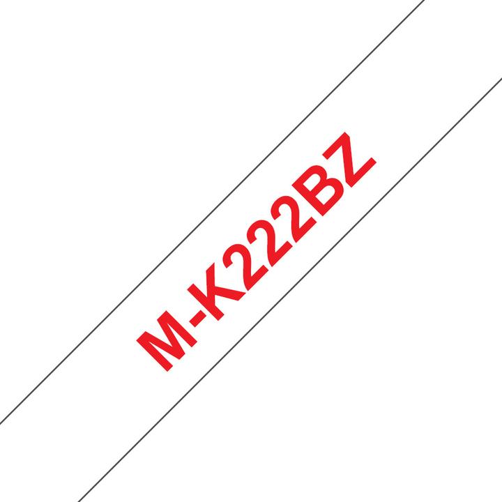 Produktbild Brother M-K222bz (0.90 cm, Rot, Weiss)