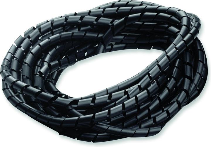 Immagine prodotto Cimco Rilegatura a spirale, fascio Ø 4-20 mm, larghezza spirale 7,0 mm, Ø esterno 6 mm, nero (Tubo a spirale per cavi, 1000 cm)