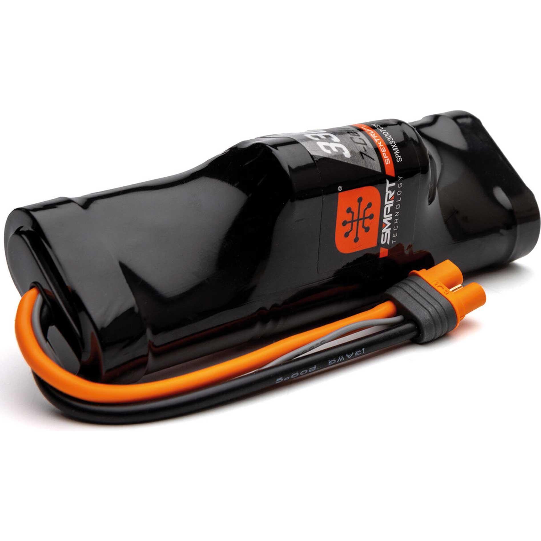 Spektrum 8.4V 3300mAh 7-Cell Smart NiMH Hump Battery: IC3 (8.40 V, 3300 mAh)