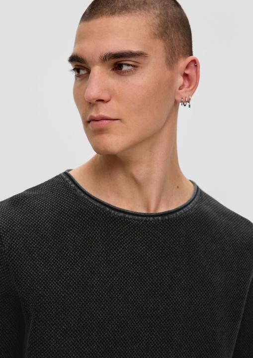 Actual product image s.Oliver Strickpullover Leichter Strickpullover mit Musterstruktur (M)