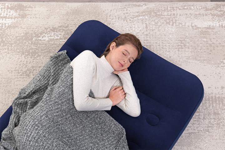 Actual product image Bestway Air Mattress Twin with Built-in Foot Pump 1.88 m x 99 cm x 28 cm
