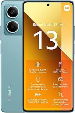 Produktbild Xiaomi Redmi Note 13 5G (128 GB, Ocean Teal, 6.67", Hybrid Dual SIM, 5G)