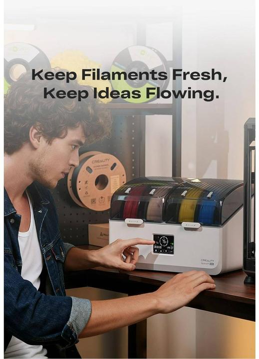 Actual product image Creality Filament Trockenbox SpacePi X4 l