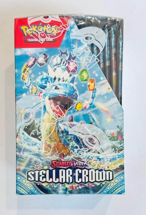 Immagine prodotto Pokémon TCG: Scarlet & Violet Stellar Crown Booster Display (18) - EN (Inglese, Display del booster)