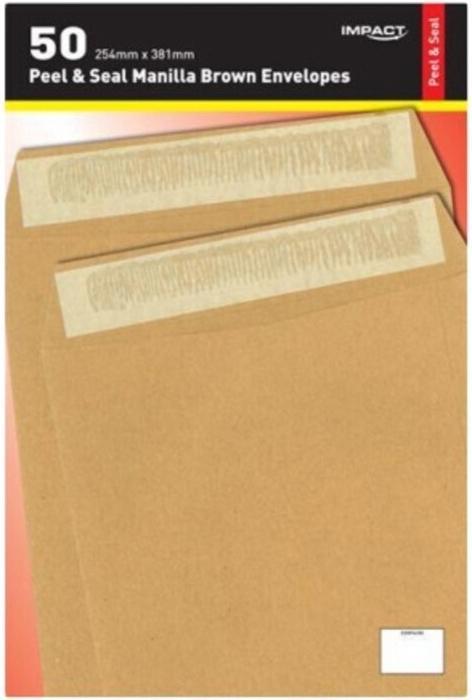 Actual product image Impact Envelopes pack of 50 (381 x 254 mm, 50 x)