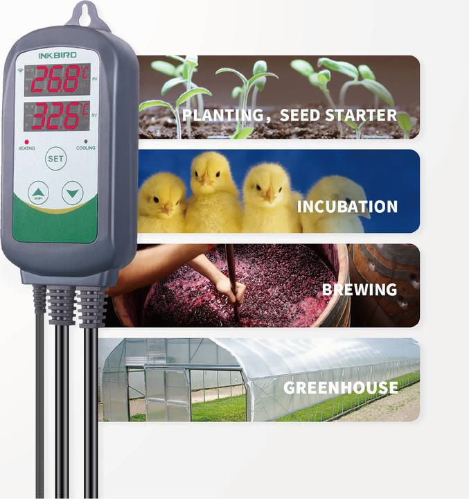 Image du produit Inkbird Contrôleur de température ITC-308-WiFi