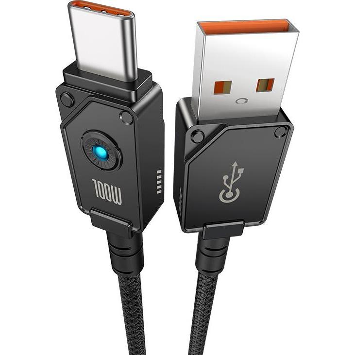 Thumbnail - Baseus Fast Charging Data Cable USB to USB-C, 100W, 2m - Black (2 m), USB Kabel