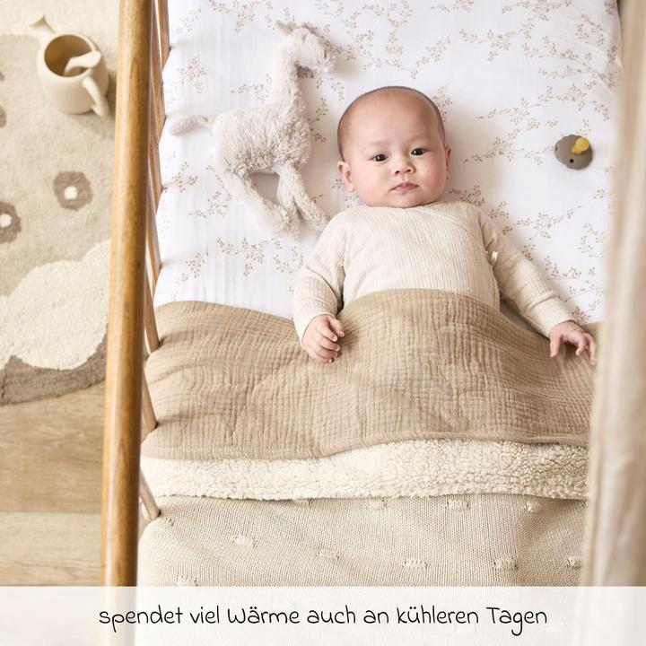 Actual product image Meyco Knots teddy baby blanket