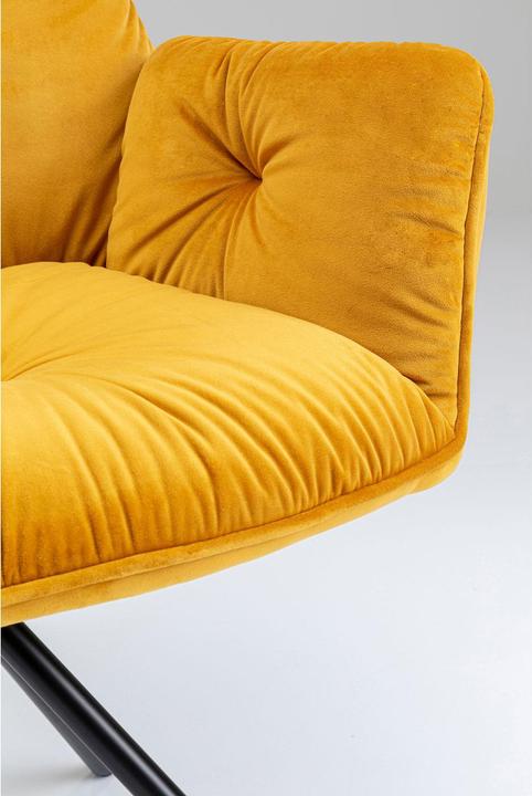 Actual product image Kare Design Armlehnstuhl Mila Gelb