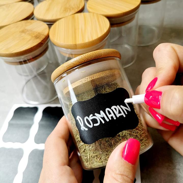 Actual product image Deco haus Spice jar set with lid (0.19 l)