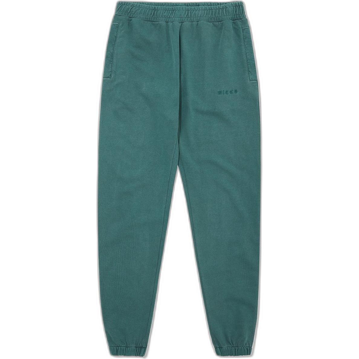 Nicce, Herren, Hosen, jogginghose garment dye mercury, Grün, (XL)