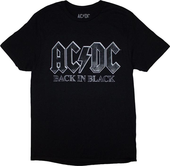 Actual product image AC/DC Unisex Adult Back In Black PWR-UP EU Tour '24 Back Print T-Shirt (3XL)
