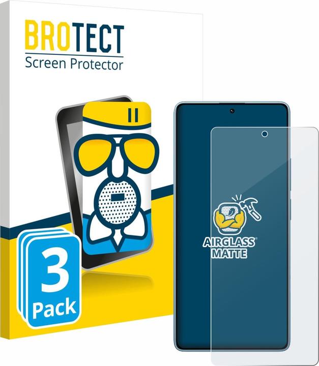 Produktbild BROTECT Schutzglas Schutzfolie Displayschutz Display Schutz Glas Folie matt (3 Stk., Xiaomi Redmi Note 14)