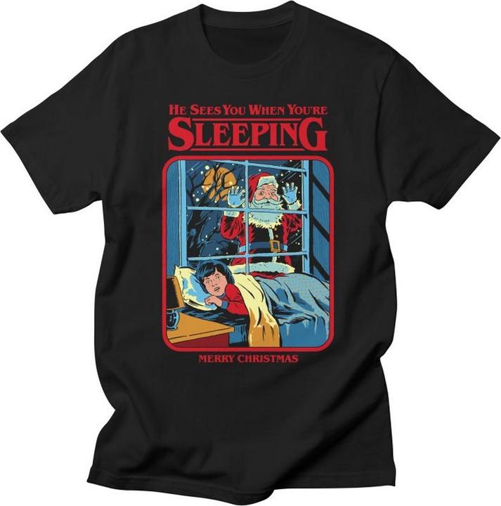 Produktbild Steven Rhodes He Sees You When You're Sleeping TShirt (S)