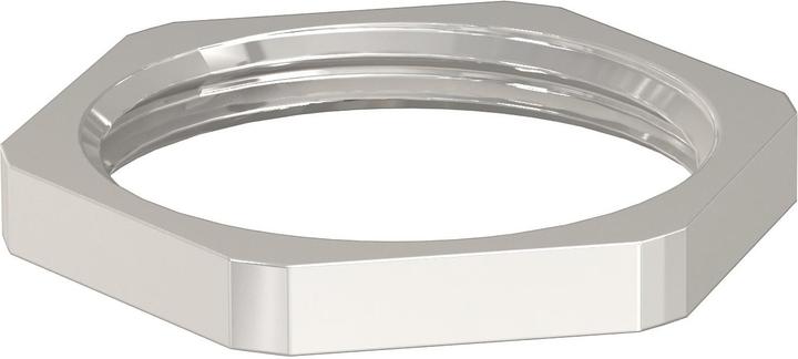 Actual product image OBO Bettermann OBO M20 nickel-plated brass lock nut 169 Ms (M20)