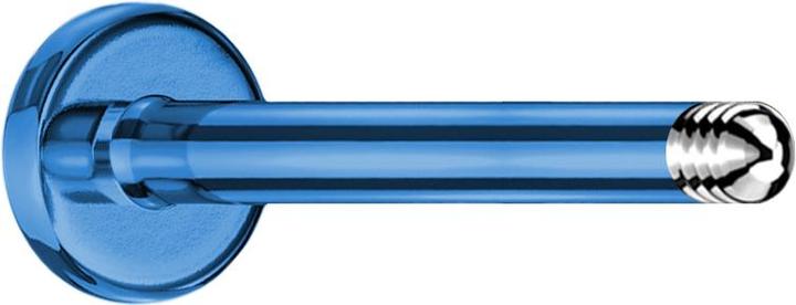 Produktbild Star Piercing Labret-Stab dunkelblau (ohne Messing, Chirurgenstahl 316L)