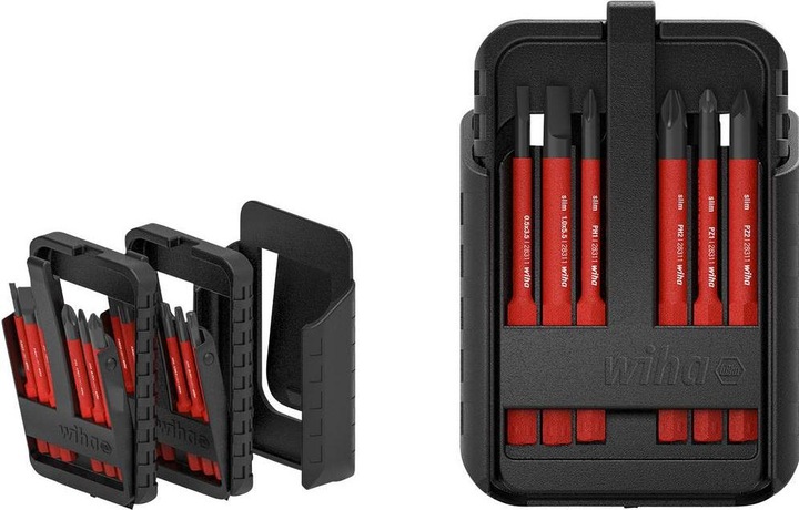 Immagine prodotto Wiha Set di bit (Torx (TX), Porta, Cacciavite a croce PZ, Fessura croce Phillipps (PH))