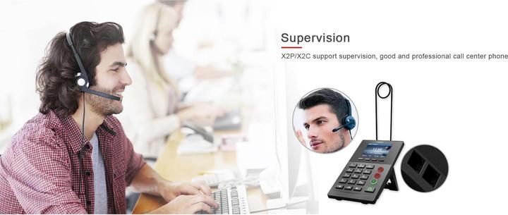 Image du produit Fanvil X2P IP phone Black 1 lines LCD