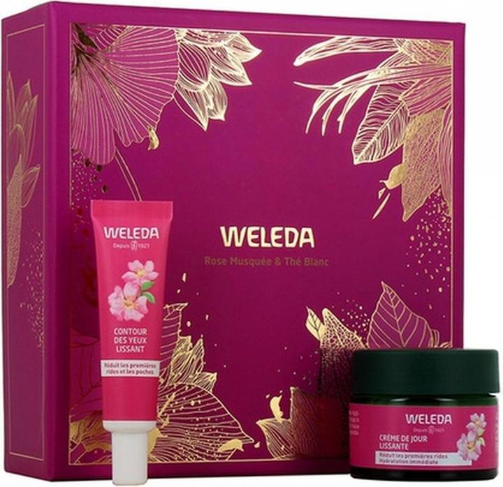 Image du produit Weleda Wild Rose Smoothing Day Cream 40ml and Eye Contour 12ml (Kit de soins du visage)