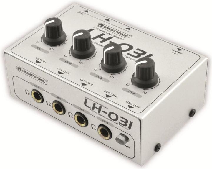 Actual product image Omnitronic LH031 Headphone amplifier