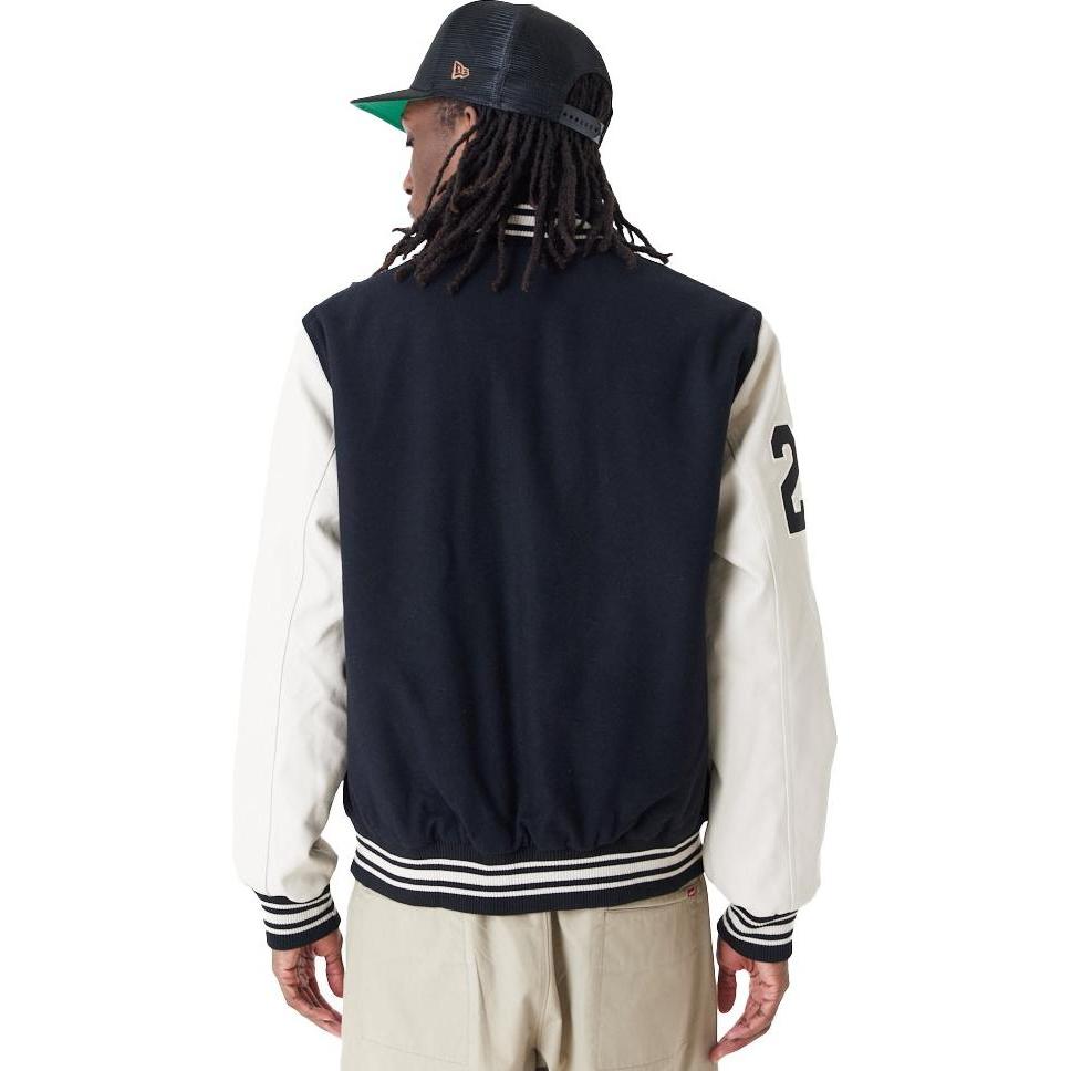 Thumbnail - New Era, Herren, Jacke, Varsity College Jacke - BRAND PATCHES - S (S), Schwarz, S