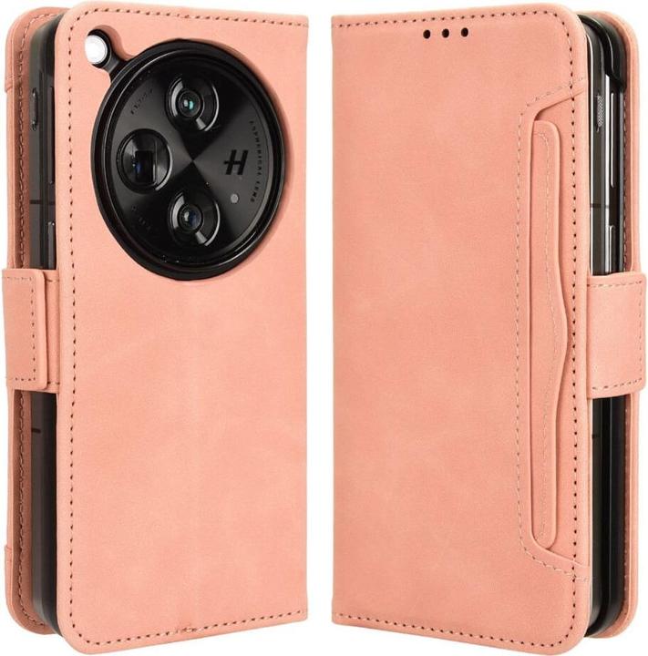Actual product image Cover-Discount OnePlus Open - Case with many card slots pink (OnePlus Open)