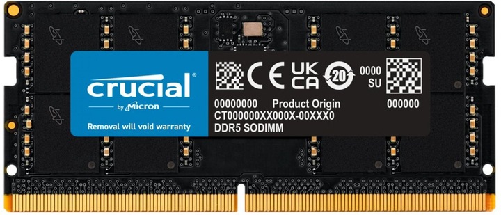Produktbild Crucial CT32G48C40S5 (1 x 32GB, 4800 MHz, DDR5-RAM, SO-DIMM)