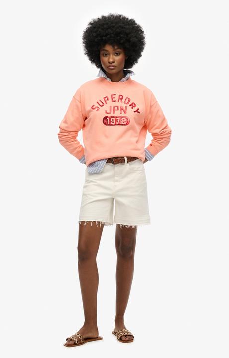 Immagine prodotto Superdry EMBELLISHED VARSITY LOOSE CREW Dames Trui (10XL)