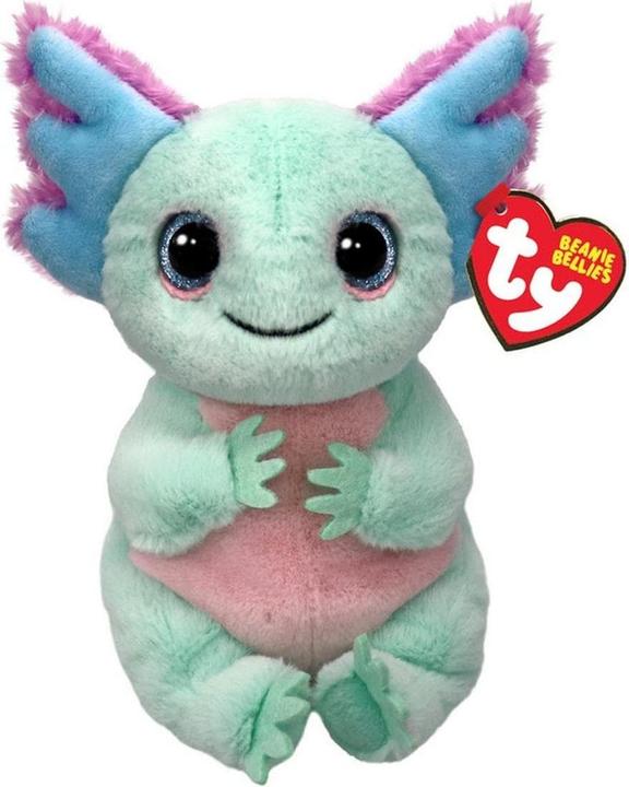 Actual product image Ty Alex Axolotl - Beanie Bellies - Reg (15 cm)