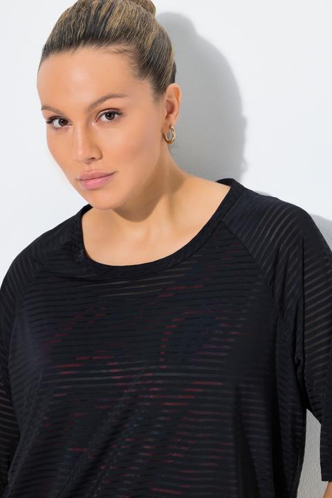 Actual product image Ulla Popken Quick-Drying Neon Camo Tee (54)