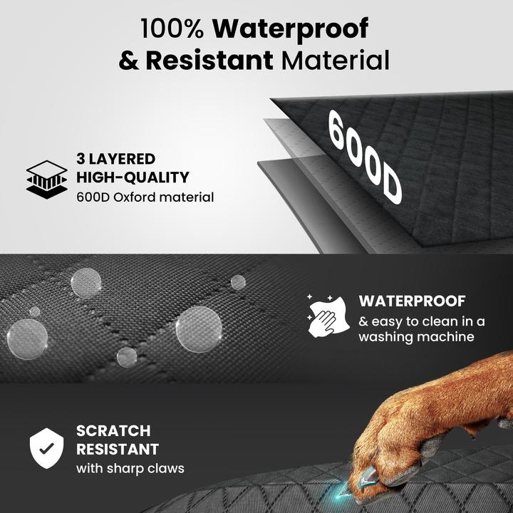 Image du produit Naloo's World Rückbankschutz (Chien, Respirant, Pliable, Lavable)