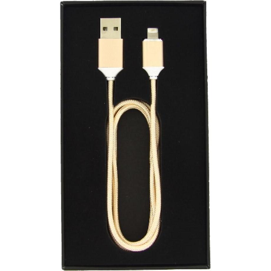 Thumbnail - OEM Magnetic Lightning USB Cable gold (1 m, USB 3.0), USB Kabel