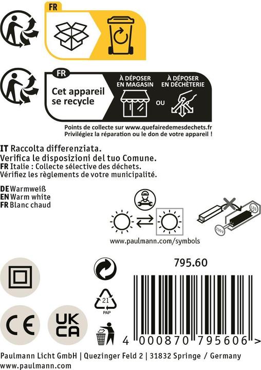 Image du produit Paulmann Badleuchte Kame (1240 lm)