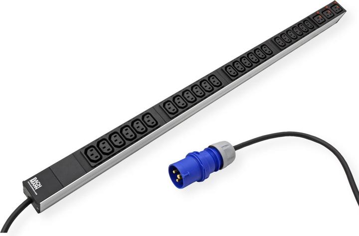 Image du produit Bachmann ALU Power Strip ALU 1U Power strip 24x IEC C13 + 3 IEC C19 Lock socket