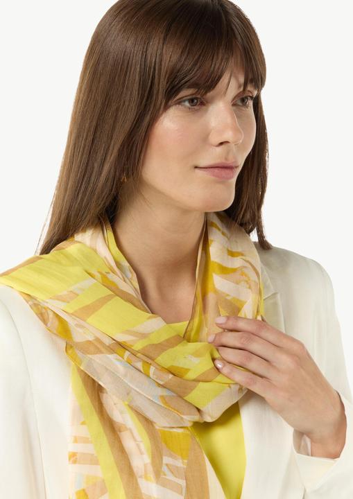 Image du produit Comma Tuch Schal mit floralem Muster aus Modalmix