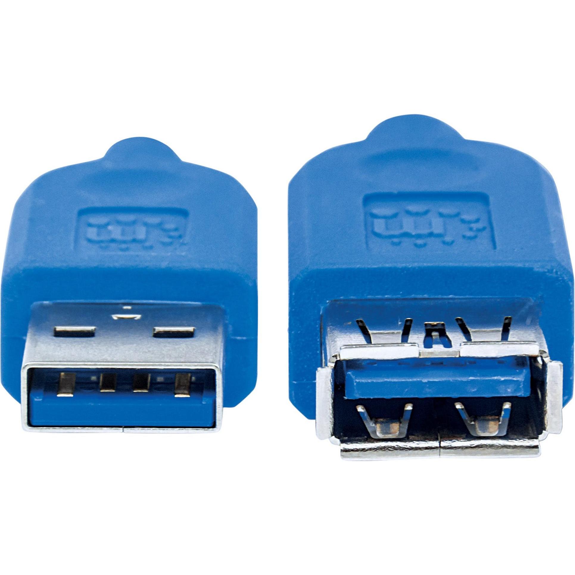 Thumbnail - Manhattan USB A – USB A (1 m, USB 3.0), USB Kabel