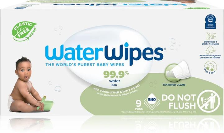 Produktbild WaterWipes Bio Soapberry Wipes (9 x 60 Stk.)