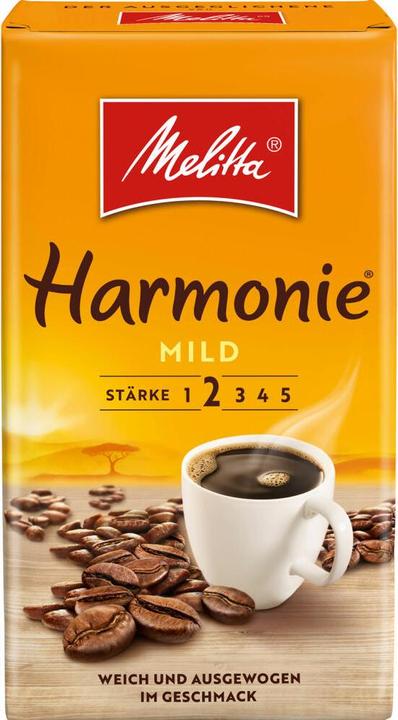 Actual product image Melitta Harmonie MILD coffee, ground 500.0 g (Medium roast, 500 g)