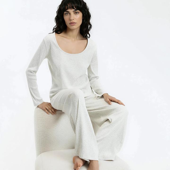Produktbild La Redoute Collections Pyjama aus Ripp-Jersey (M)