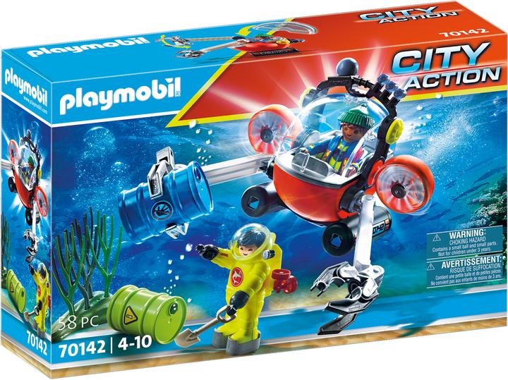 Playmobil Seenot: Umwelteinsatz mit Tauchboot (70142, Playmobil City Life)